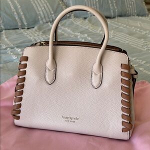 NWT Kate Spade Whipstiched leather satchel